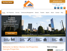 Tablet Screenshot of betterhomesga.net